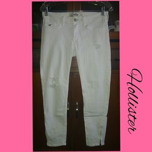 Hollister ankle zip jeans